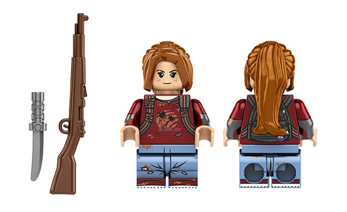 The Last of Us Joel & Ellie Custom Minifigures – Veux Toys Shop