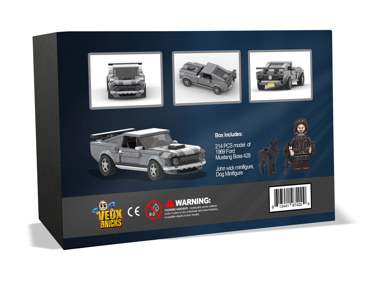 John Wick 69 Mustang 214PCS MOC – Veux Toys Shop