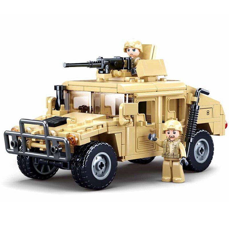 Plys dukke Fantastiske kande SLUBAN MILITARY HUMVEE Jeeped H1 Military Army Assault Car Vehicle Bui –  Veux Toys Shop