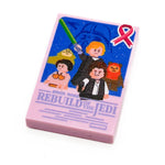 Limited Production! Pink (Break Cancer Awareness) Brick Wars: Rebuild of the Jedi Movie Tile Cover (2x3 Tile) - B3 Customs
