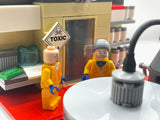 Bricking bad chemistry lab MOC with 3 custom minifigures