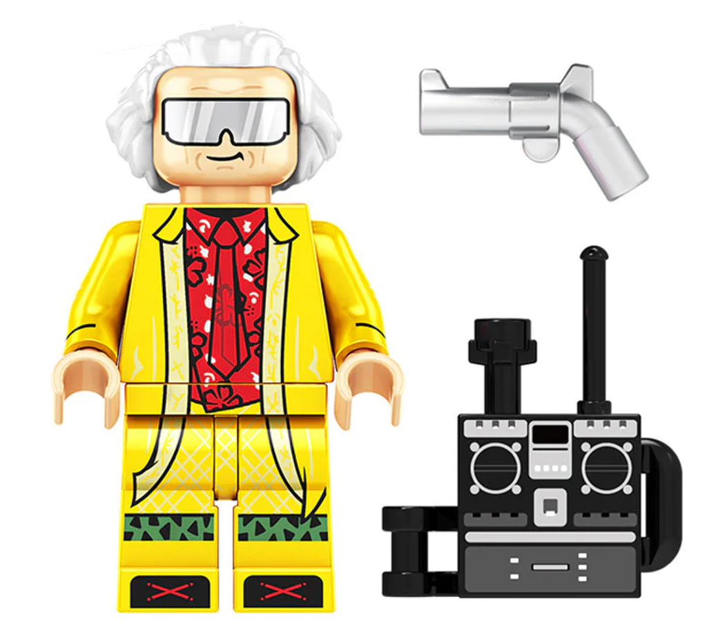 Poki - Regresso ao Futuro: Figura Doc Brown Delorean Presente