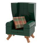 B3 Home Green Kelly Chair w/ Pillow - B3 Customs