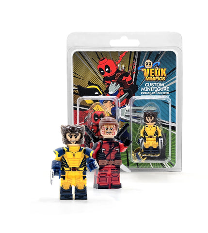 Chimichanga eating Mercenary and Wolverine custom minifigure set