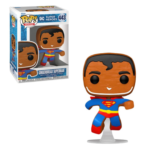 DC Comics Gingerbread Superman #443 Holiday Funko Pop!