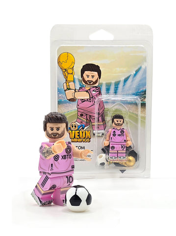 INTER MIAMI CUSTOM COLLECTIBLE MINIFIGURES LIONEL MESSI