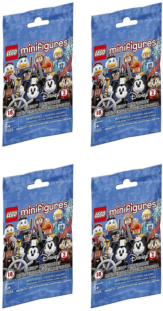 LEGO Minifigures - Disney Series 2 - Random Bag of 4 (71024) – Veux ...