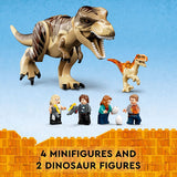 LEGO Jurassic World Dominion T. rex & Atrociraptor Dinosaur Breakout 76948