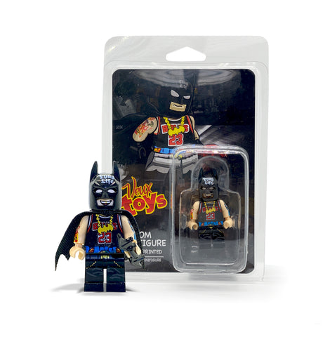 Thug Life Hip-Hop Batman with Chicago bulls jersey  Custom Minifigures