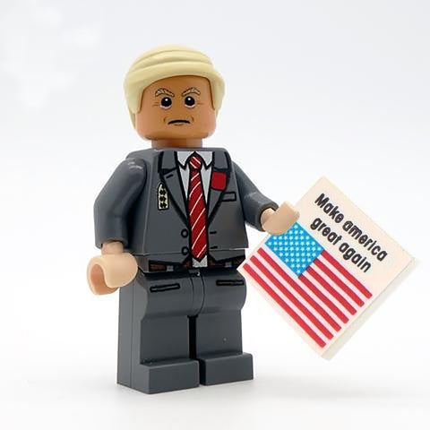 Presidente Donald Trump Minifigur personalizado