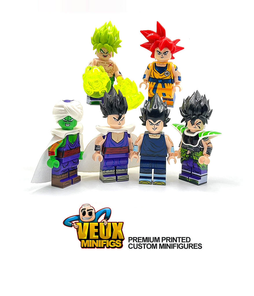 Dragon Balls Z custom minifigures set of 5 – Veux Toys Shop