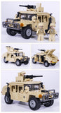Sluban militar Humvee Jeeped H1 ASAULTO Ejército militar de asalto Vehículo de automóviles Builduras