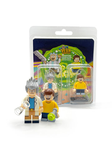 Rick y Morty Inspirado Minifiguración personalizada