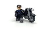 Terminator e conjunto de bicicletas