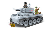 Bausteine ​​des Zweiten Weltkriegs Deutsch Panzer LT-38 Light Tank Unit Armee Militär DIY Toy