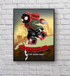 Spinnenvers Miles Morales legolisieren sammelbares Poster 18x24 "