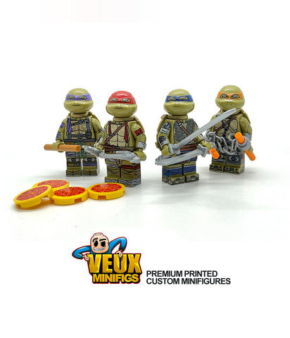 Teenage Mutant Ninja Turtles Minifiguras personalizadas
