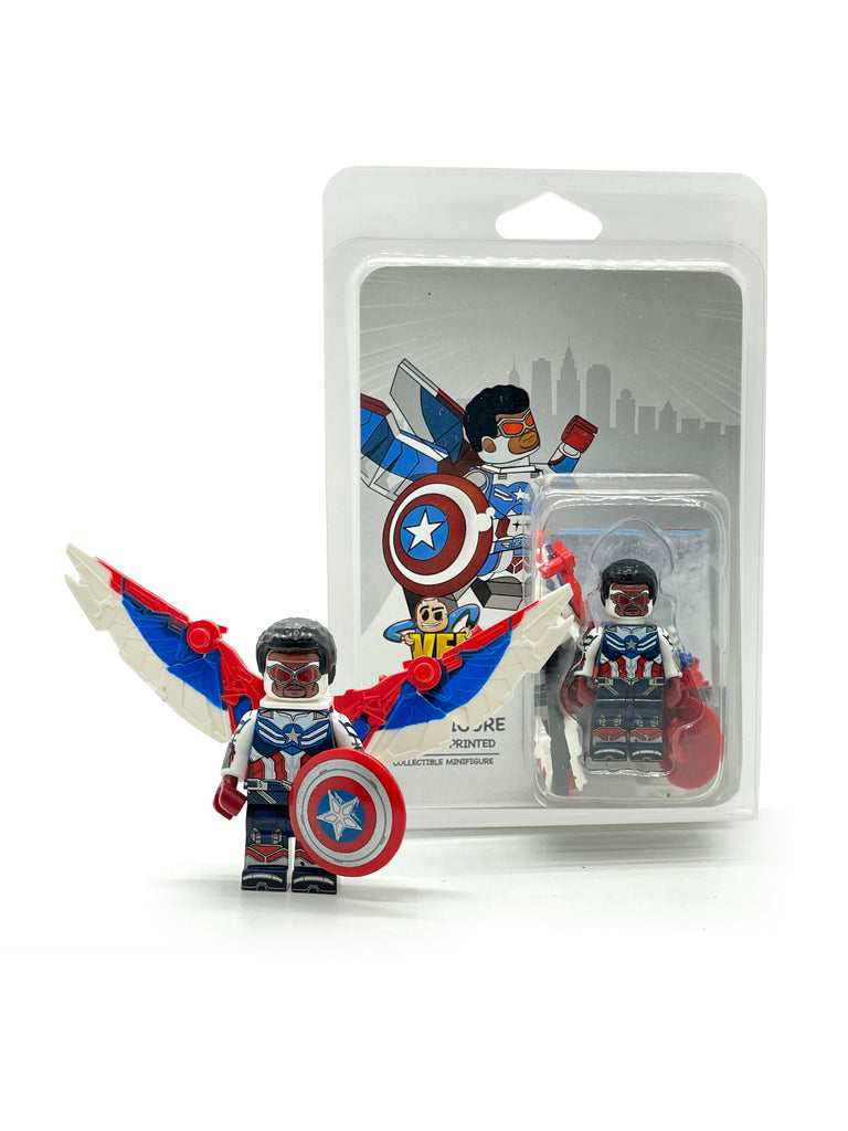 Falcon/Sam Wilson captain America minifigure – Veux Toys Shop