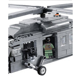Helicóptero Black Hawk UH-60 bloque de construcción MOC con 3 minifiguras