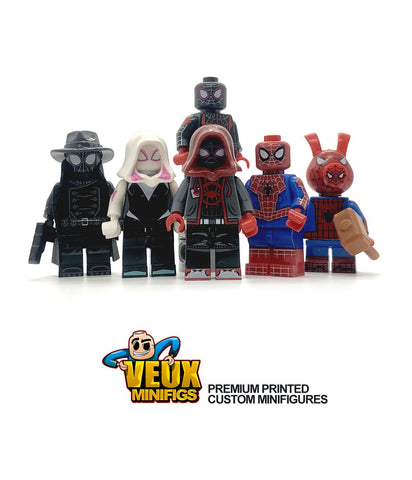 Marvel's no conjunto de minifiguras personalizadas do Spider-Verser
