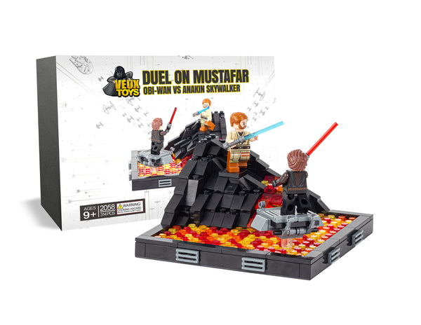 Star Wars Revenge of The Sith Duel on Mustafar building set