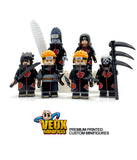 Naruto custom minifigures set of 5
