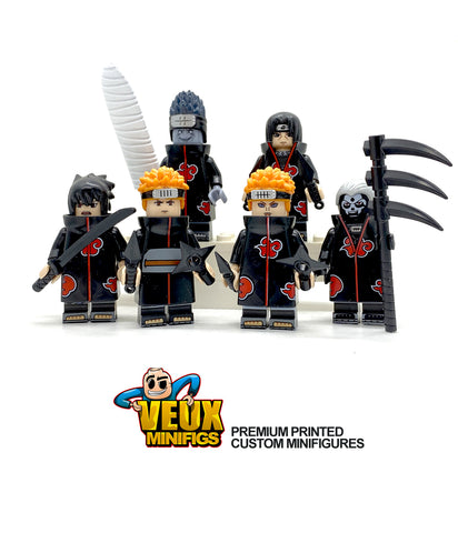 Naruto Custom Minifigures Set von 5