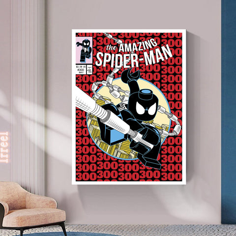 Amazing Spider-Man＃300 Legolize Collectibleポスター11x15 "