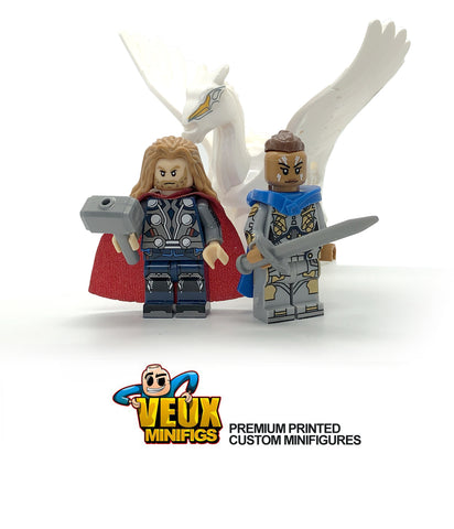 O conjunto de Thor e Valkyrie da Marvel